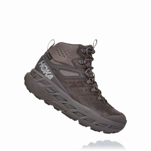 Hoka One One STINSON MID GORE-TEX Lifestyle Shoes For Men India Grey IN-4265